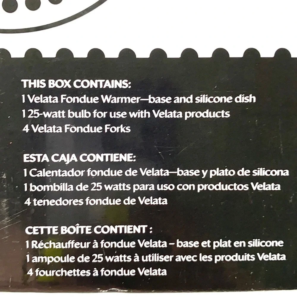 Velata‎ Fun Fondue Warmer scentsy Licorice Pedestal